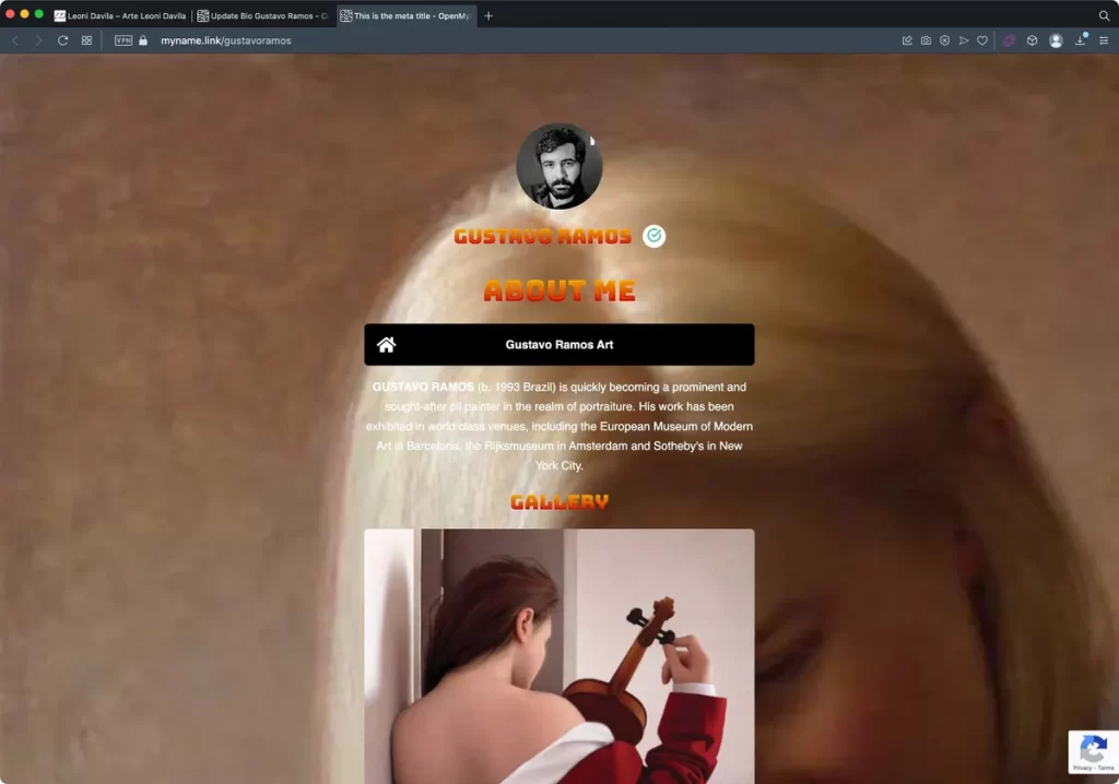 Bio pages: Custom CSS - adding Google fonts 10