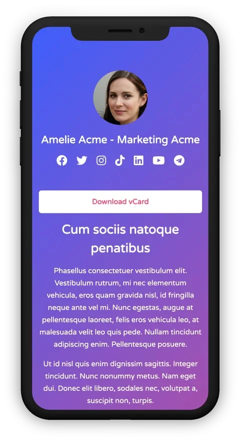 Bio profiles generator 1