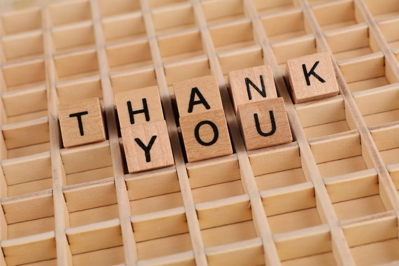 To our supporters: thanks 1